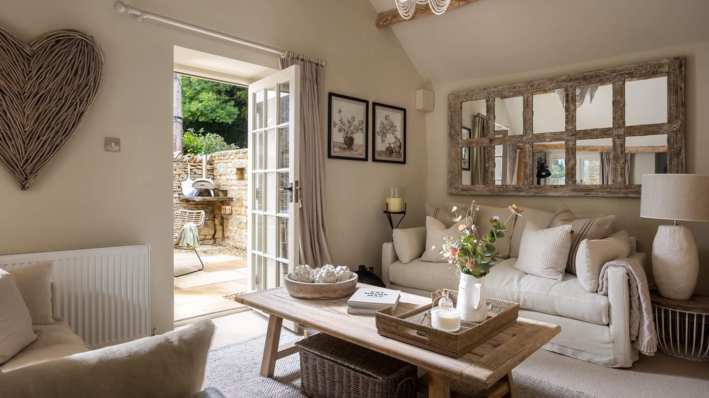 A concoction of cosiness, the living space is simply a dream