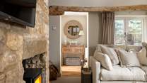 Settle in for evenings in front of the wood burner, watching your favourite series on the Smart TV