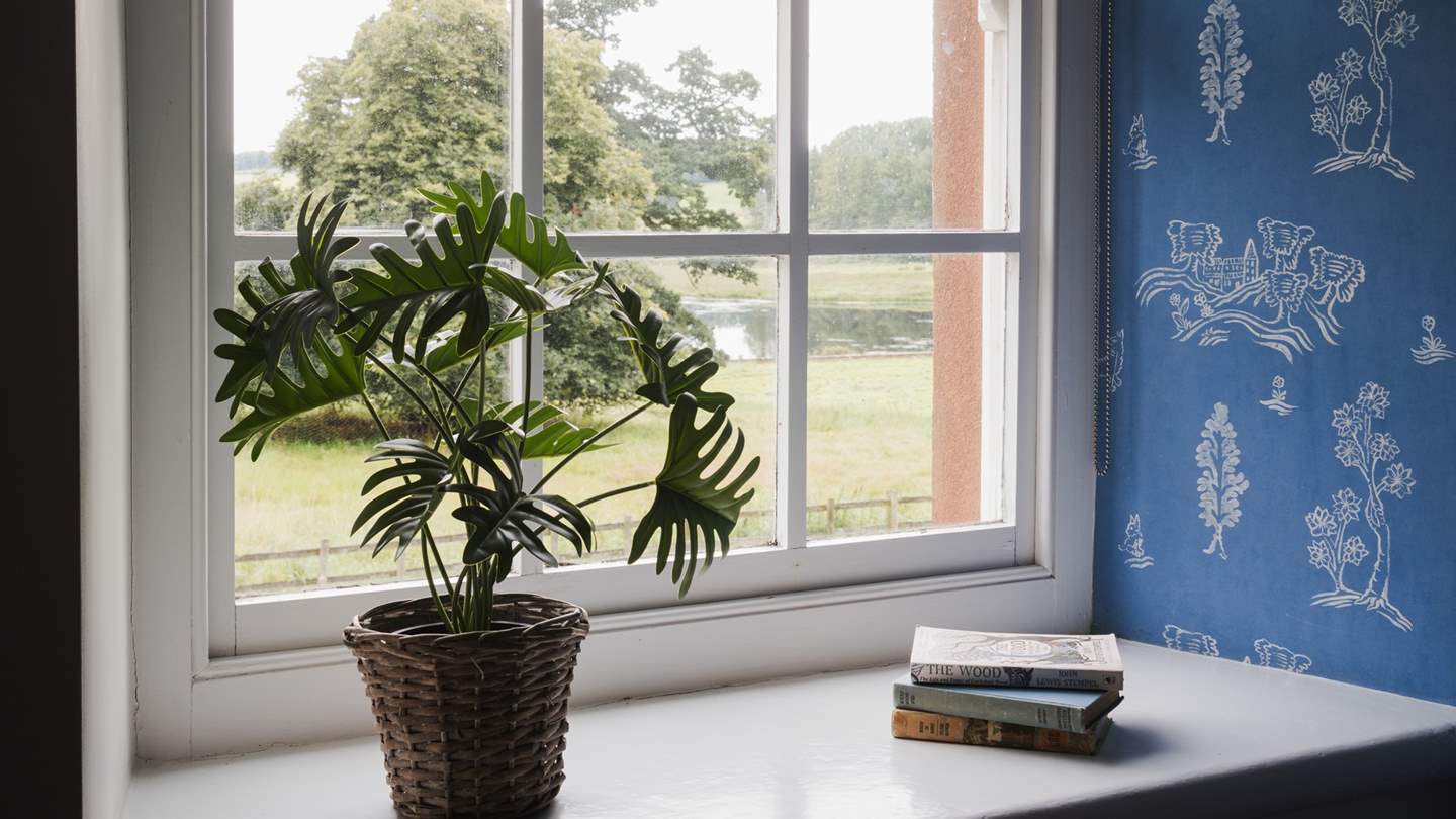 Soak up the mesmerising views across the Edenhall Estate lake 