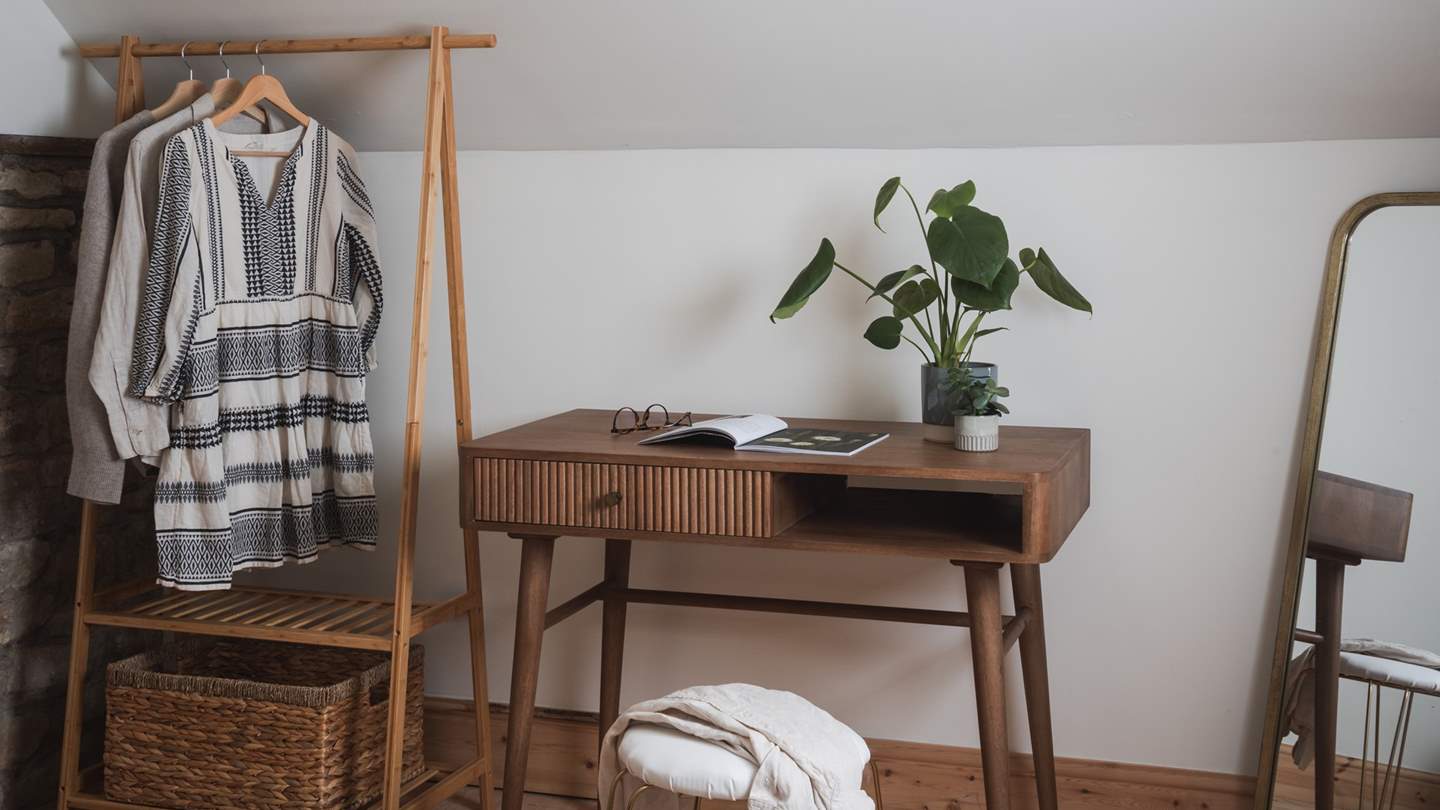 A dressing table promises a perfect spot for pampering...