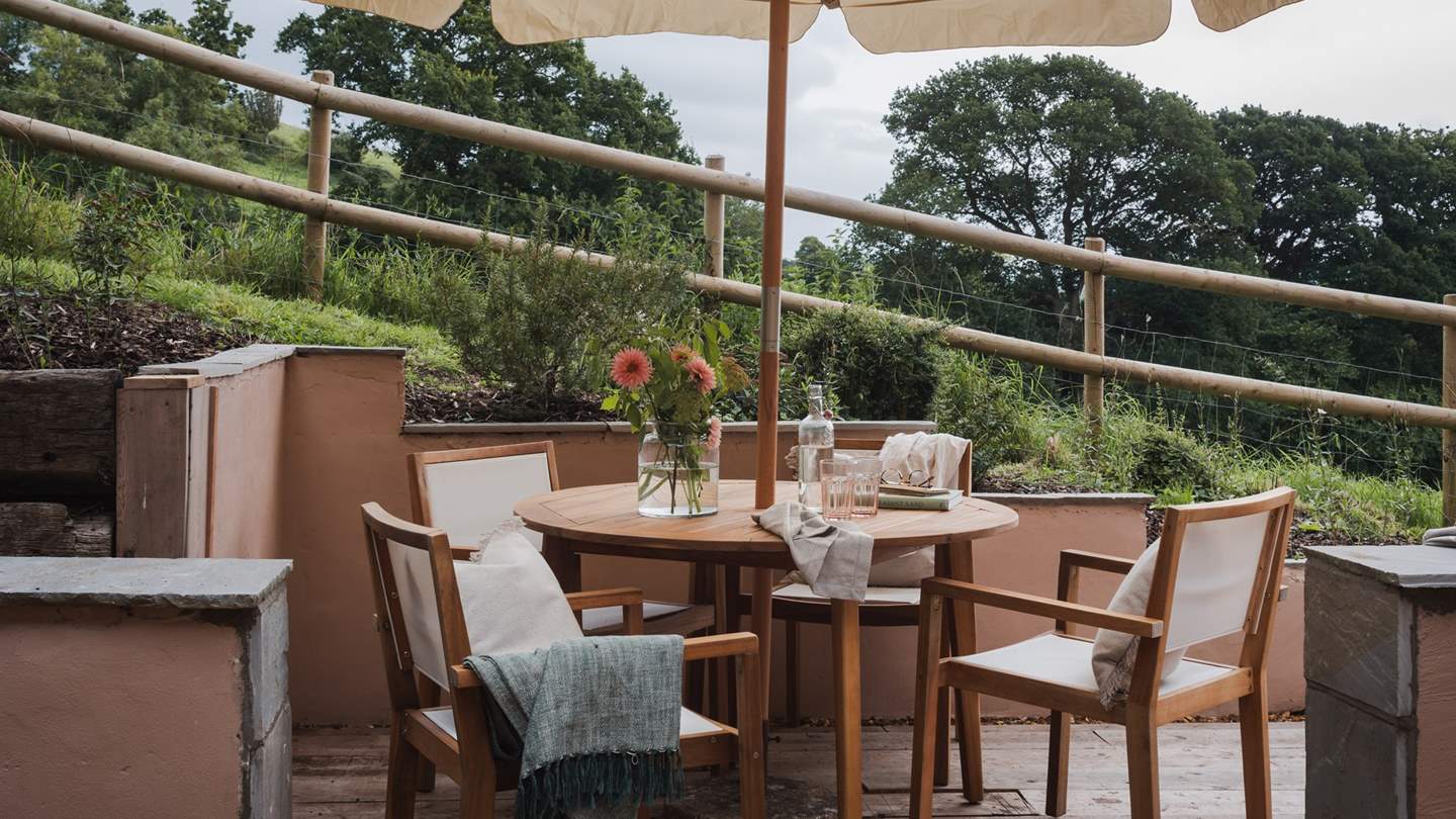 Nestled beside the retreat is a field often frequented by peacefully grazing cows and sheep...