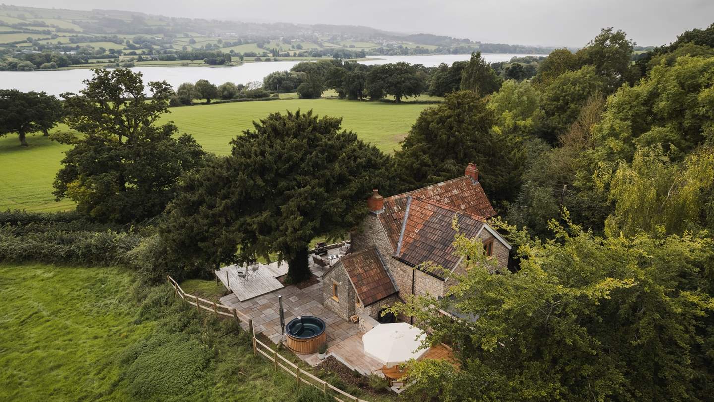 Myrtle Cottage promises unrivalled views over Blagdon Lake and Yeo Valley...