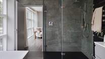 You'll also find a large walk-in shower for refreshing wake-me-up moments 