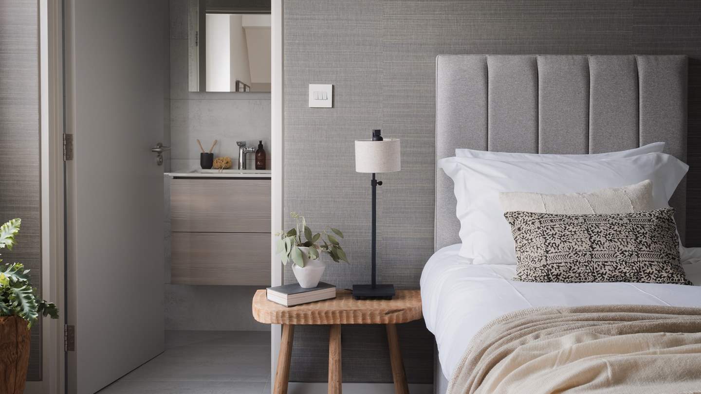 Treasures can be stored in the fitted wardrobes, with the addition of an armchair for moments of calm