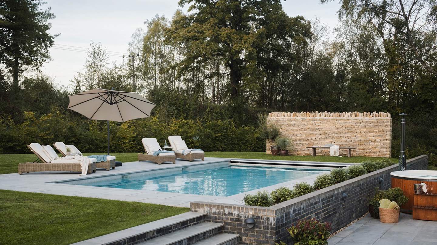 Set in prime position to soak up the sun on balmy days, Prosper's outdoor pool is simply a dream