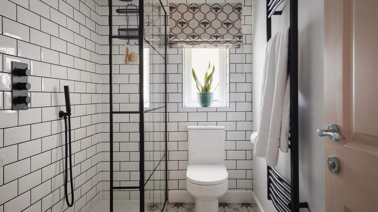 Affording plenty of privacy and space, Druimarbin Farmhouse also has a downstairs bathroom with a refreshing rainfall shower