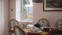 Soak up mesmerising loch and mountain views as you dine at Druimarbin Farmhouse
