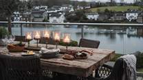 A waterside idyll on a tidal tributary of the River Fowey, Ophelia resides in the picturesque village of Lerryn