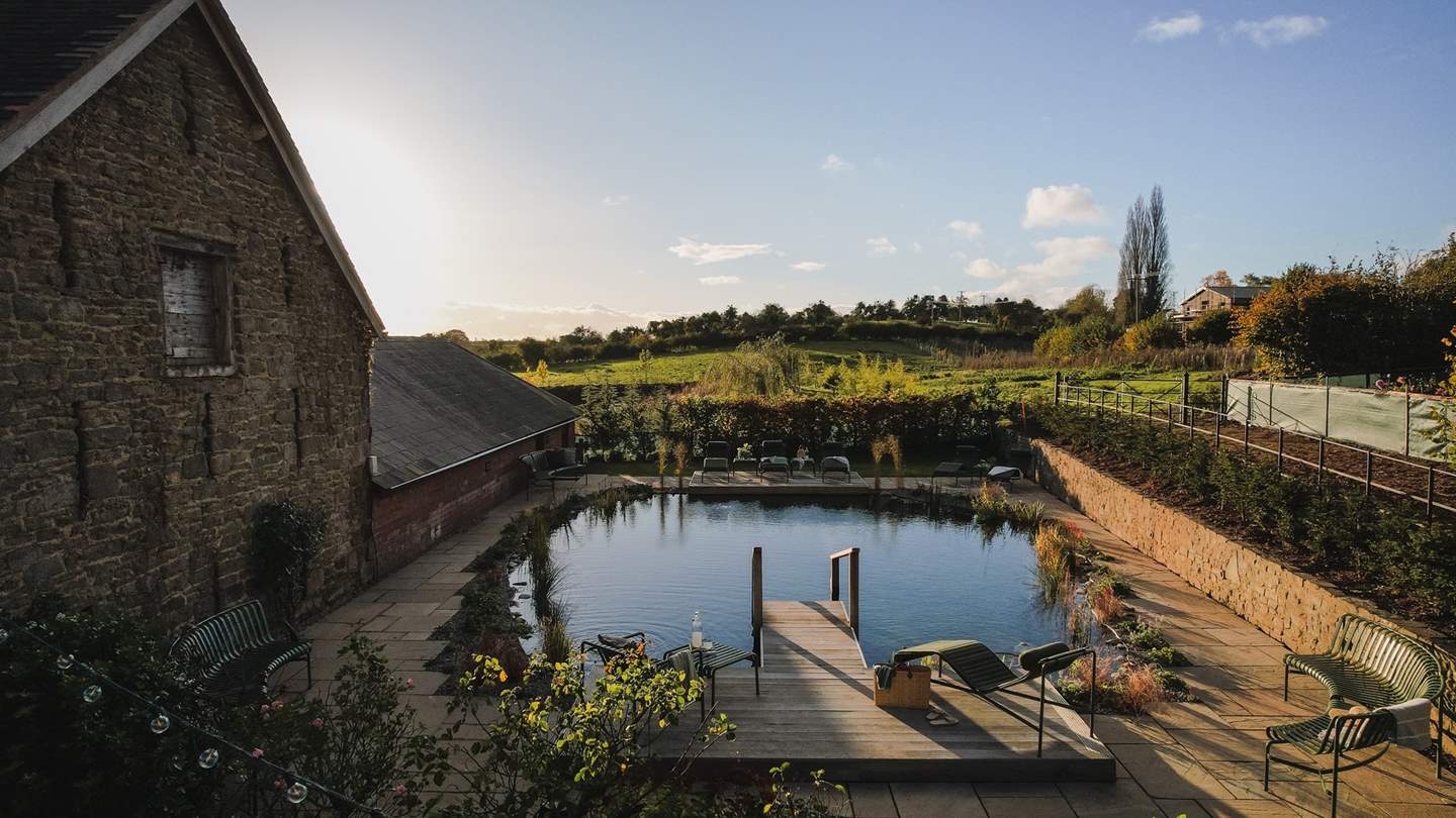 Shucknall Court is a dream come true, complete with a natural swimming pool