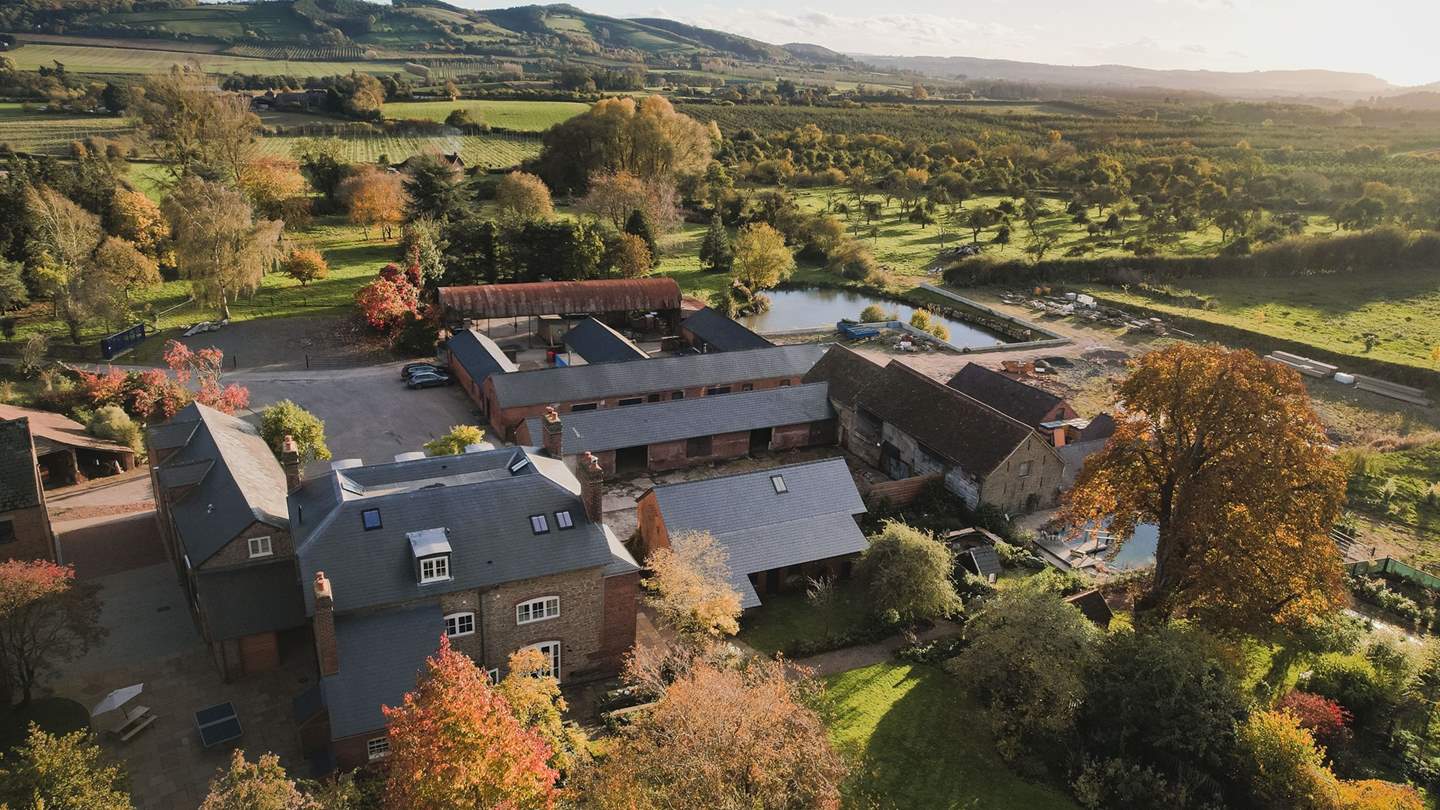 Shucknall Court, our large and luxurious homestay in the Herefordshire countryside 