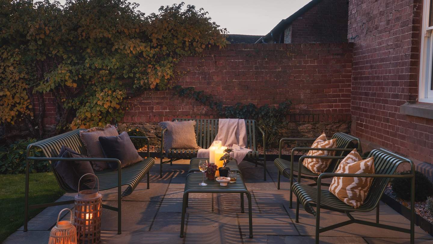 Enjoy post dinner drinks alfresco on the Hay outdoor furniture 