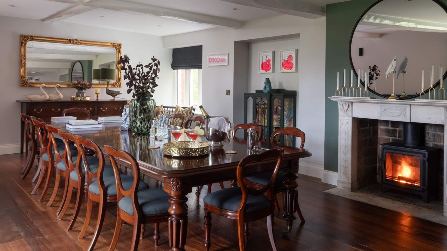 With the addition of lavish dining spaces for grand meals 