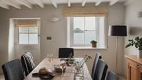 With mere metres from door to shore, it promises the sweetest ocean forays and boasts uninterrupted views over the Percuil River and St Anthony Head