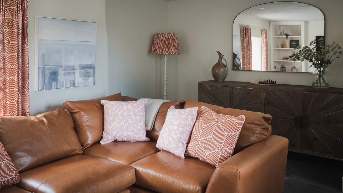 A soothing space with warm hues and country views, it promises pure comfort