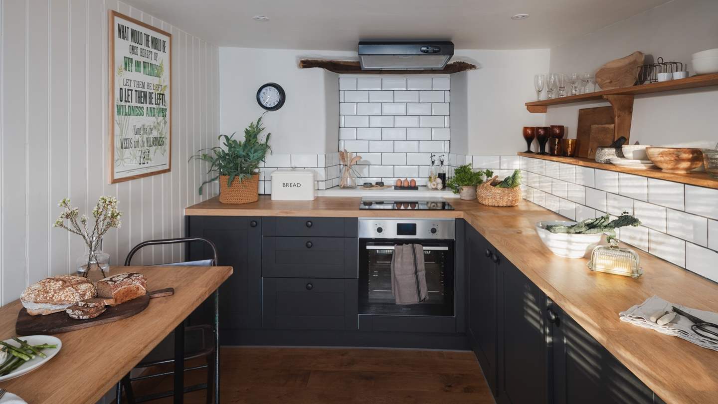 Quirky beams and rustic touches ensure the kitchen is a heavenly space to feast 