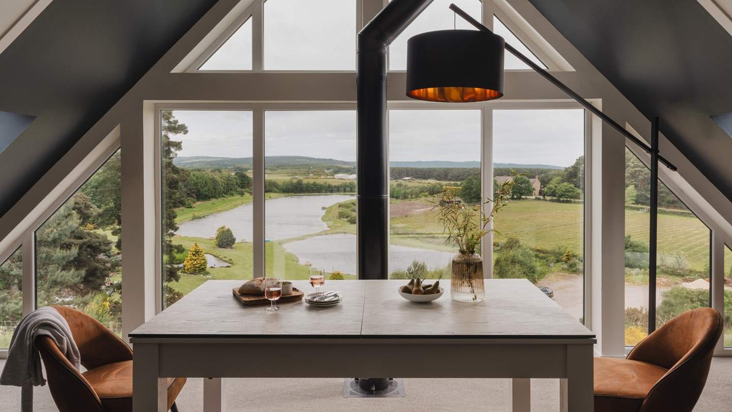 Settled on the top floor at the apex of the retreat is a wonderful games room, designed for soirées of any occasion