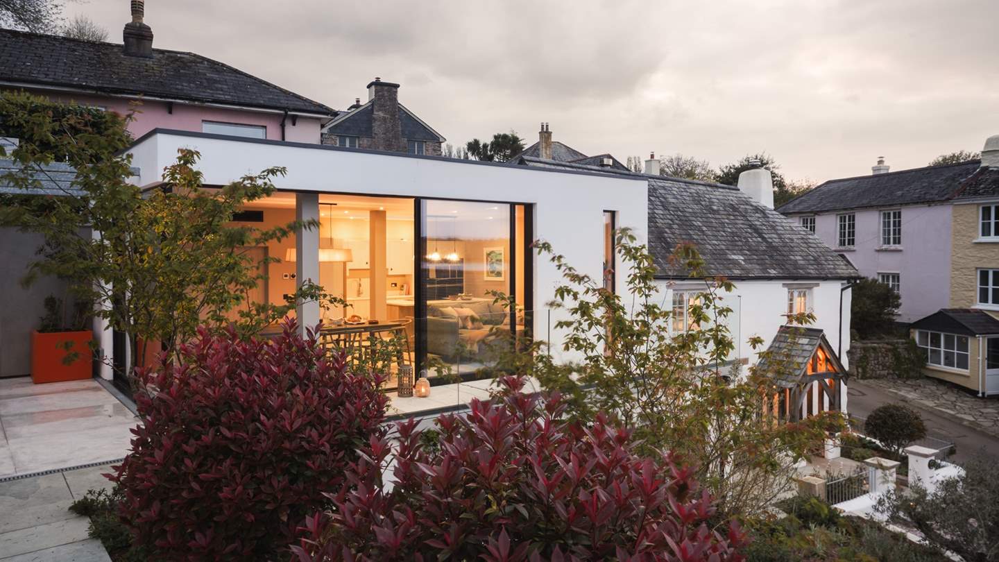 There is a lawned terrace with equipment for both croquet and badminton – perfect for games against the backdrop of the Dart valley and beyond