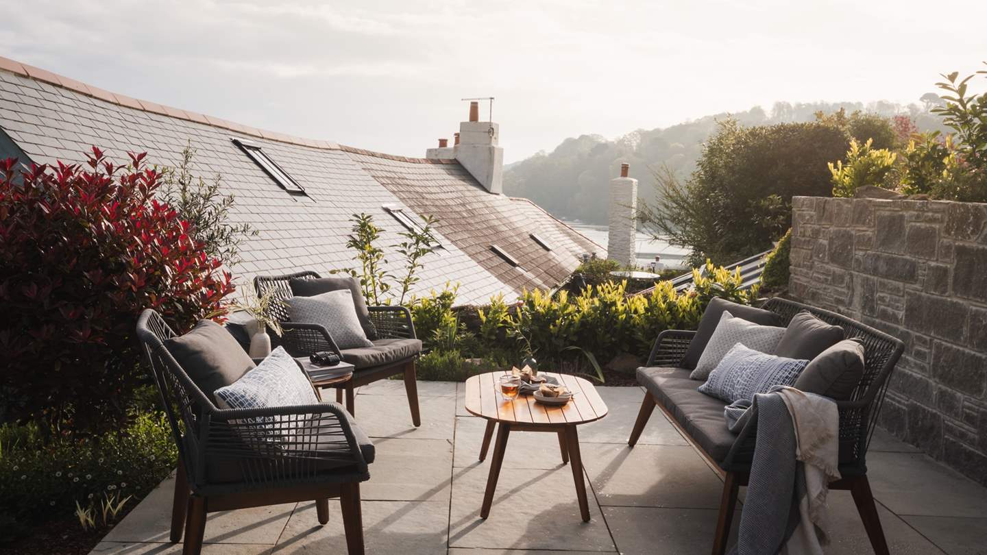 Enjoy sun-soaked days on the terrace