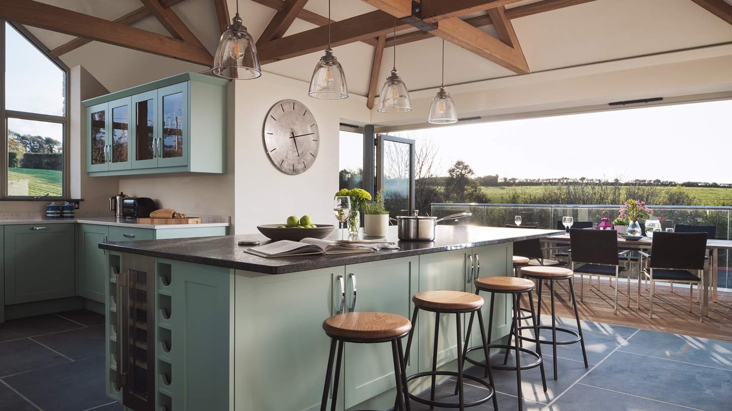 Welcome the outside in on warmer days...