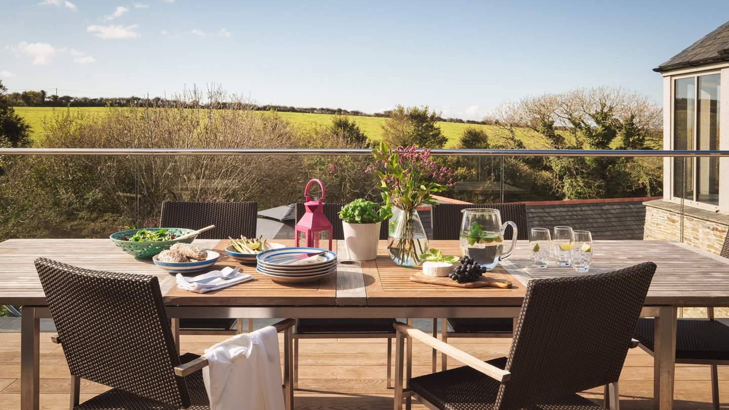 Make the most of the stunning decking on blue sky days