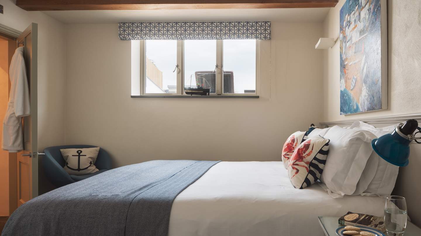 The third bedroom has a super king size bed and dressing room