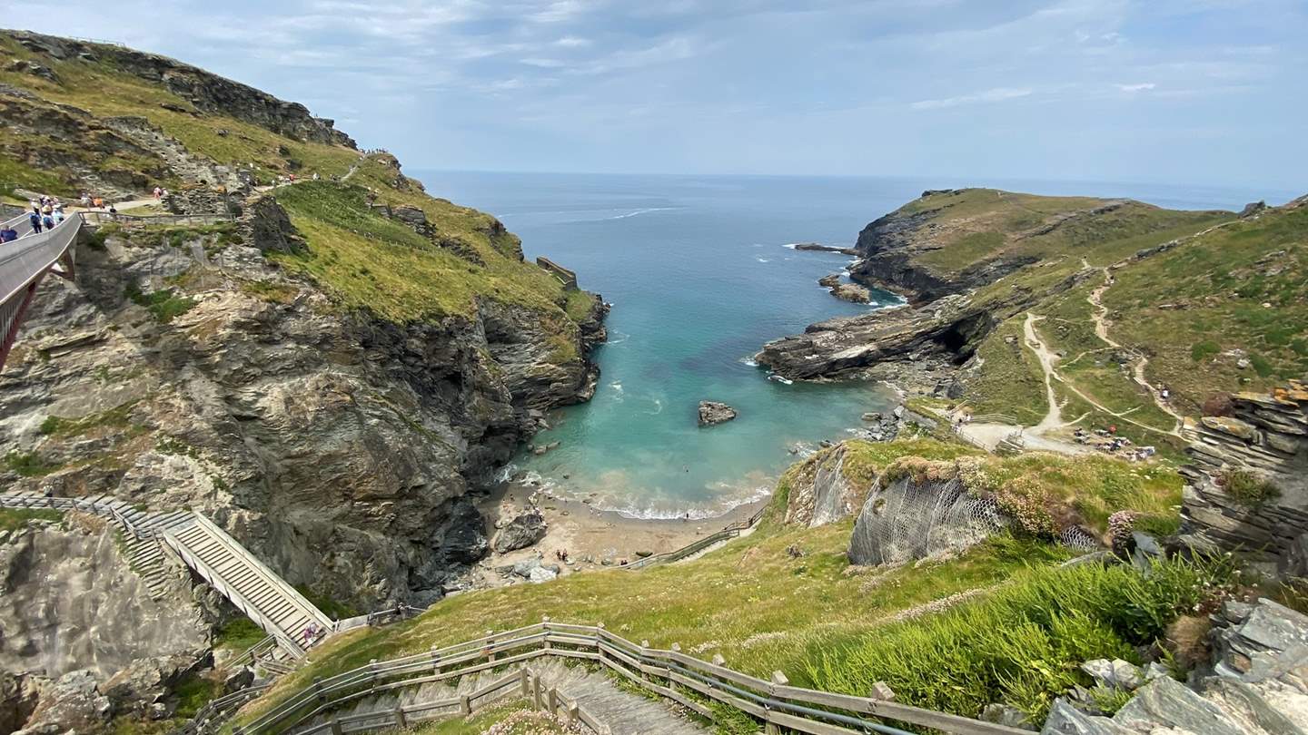 Only a short distance by car, and for days steeped in myth, legend and folklore, take an adventure to Tintagel Castle