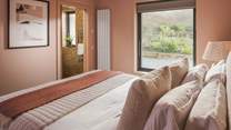 Cloud-soft bed linen is accompanied by cushions, quilts and throws in complementary hues and textures