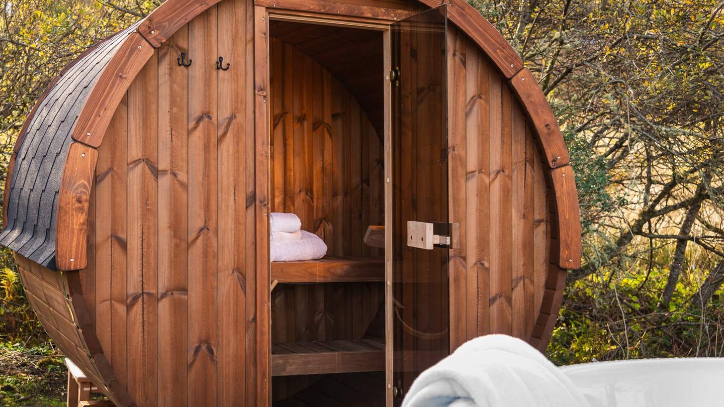 Rest and recharge in the dreamy sauna at Lochview 