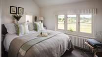 There are two equally beautiful bedrooms at The Coppice