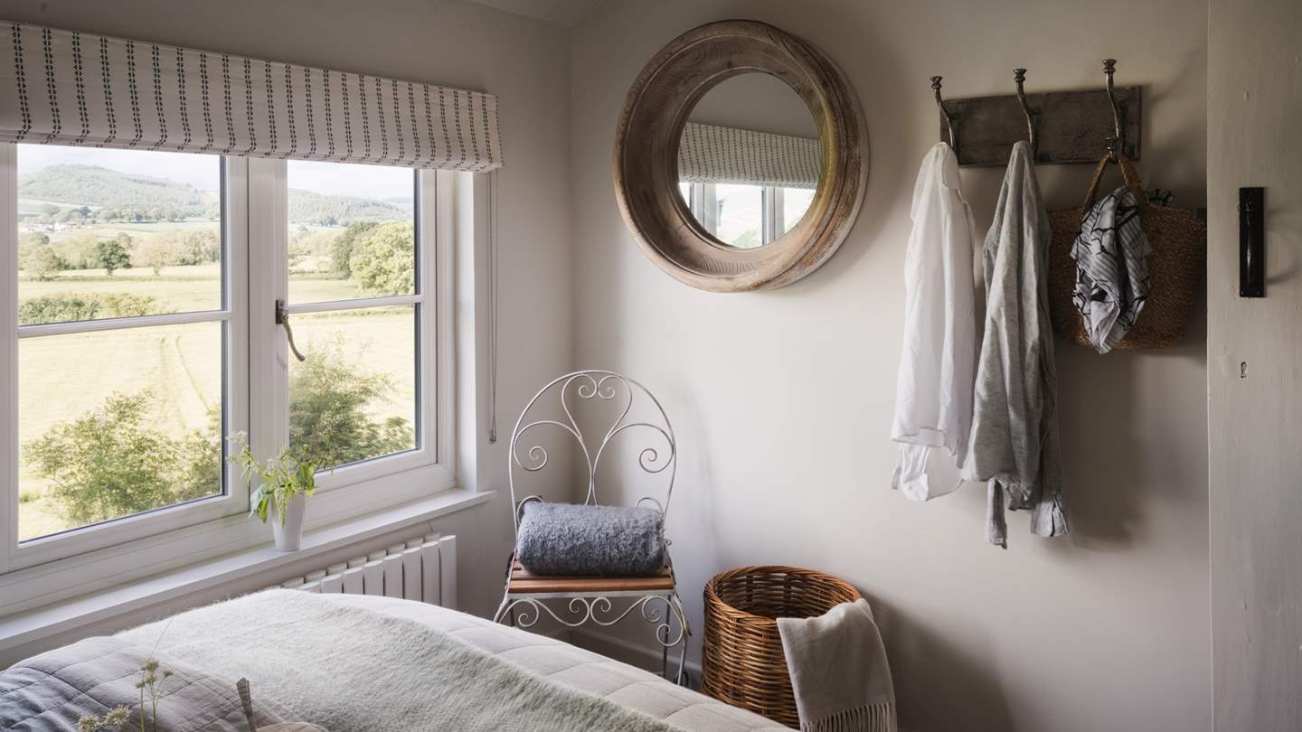 There's a perfectly positioned chair to admire the views as you're getting ready for the day