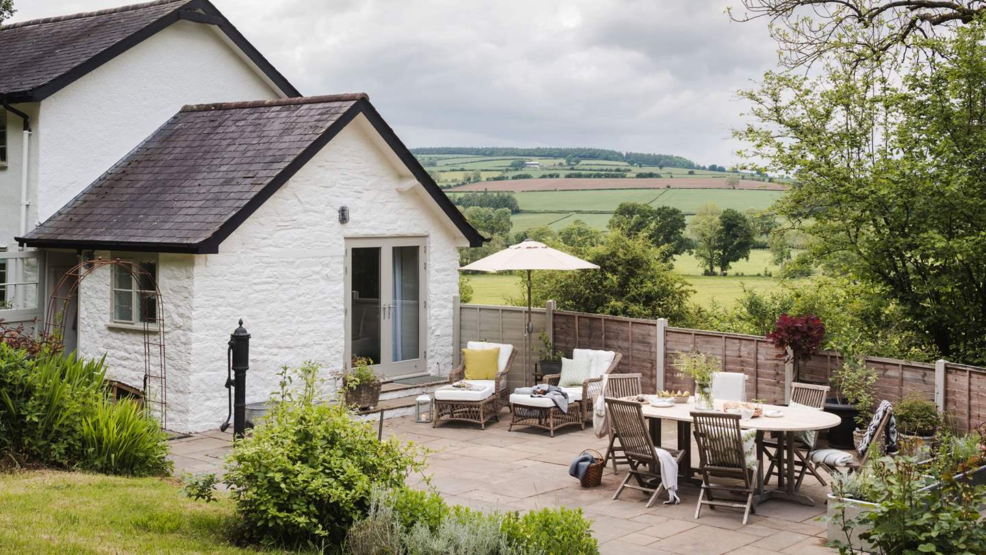 Step outside to unveil a breath-taking garden