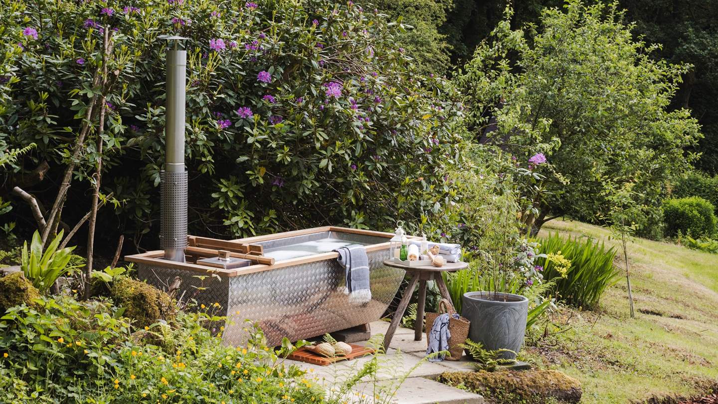 A Hikki Bohemen wood-fired hot tub is a dream for alfresco soaks