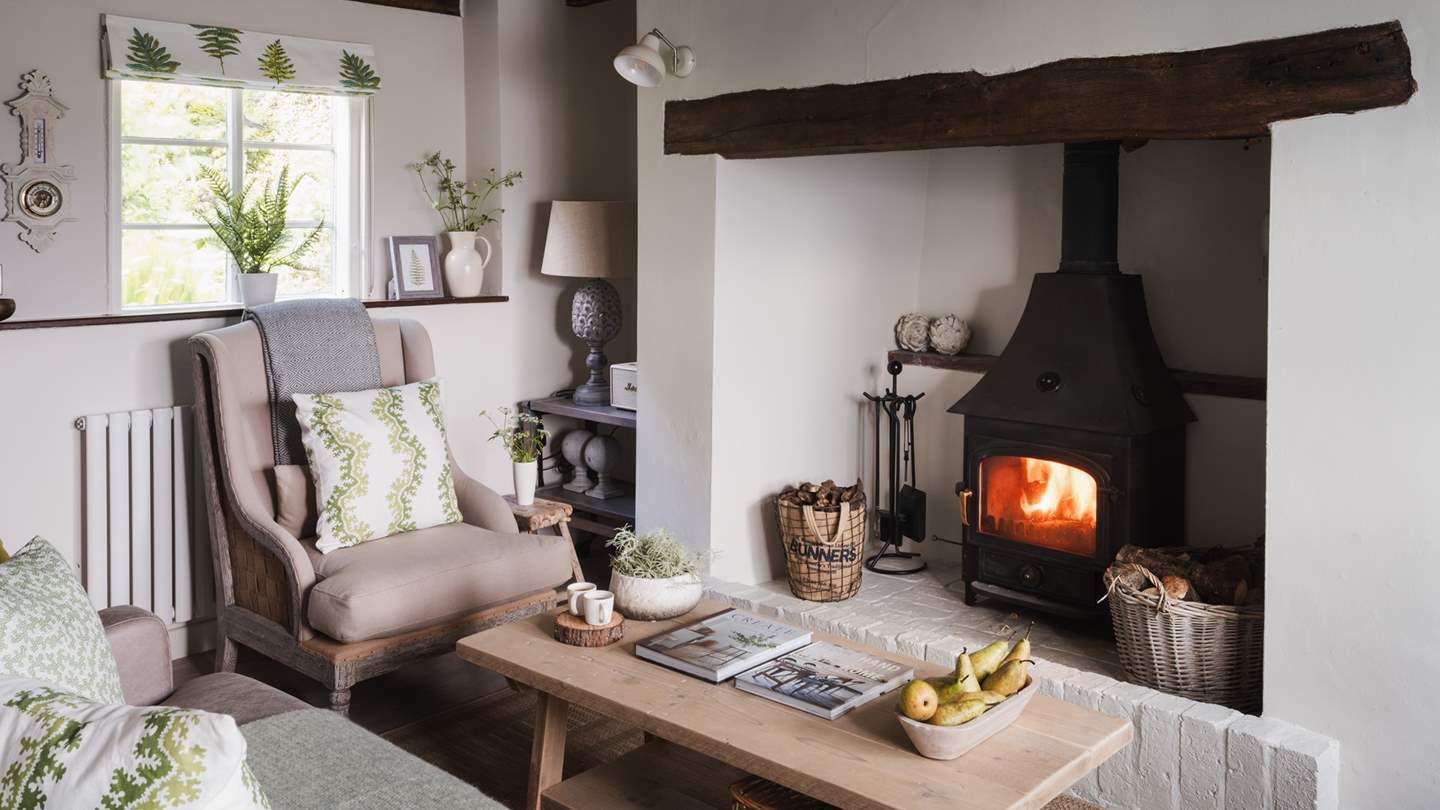 The Coppice’s living room is the epitome of cosiness...