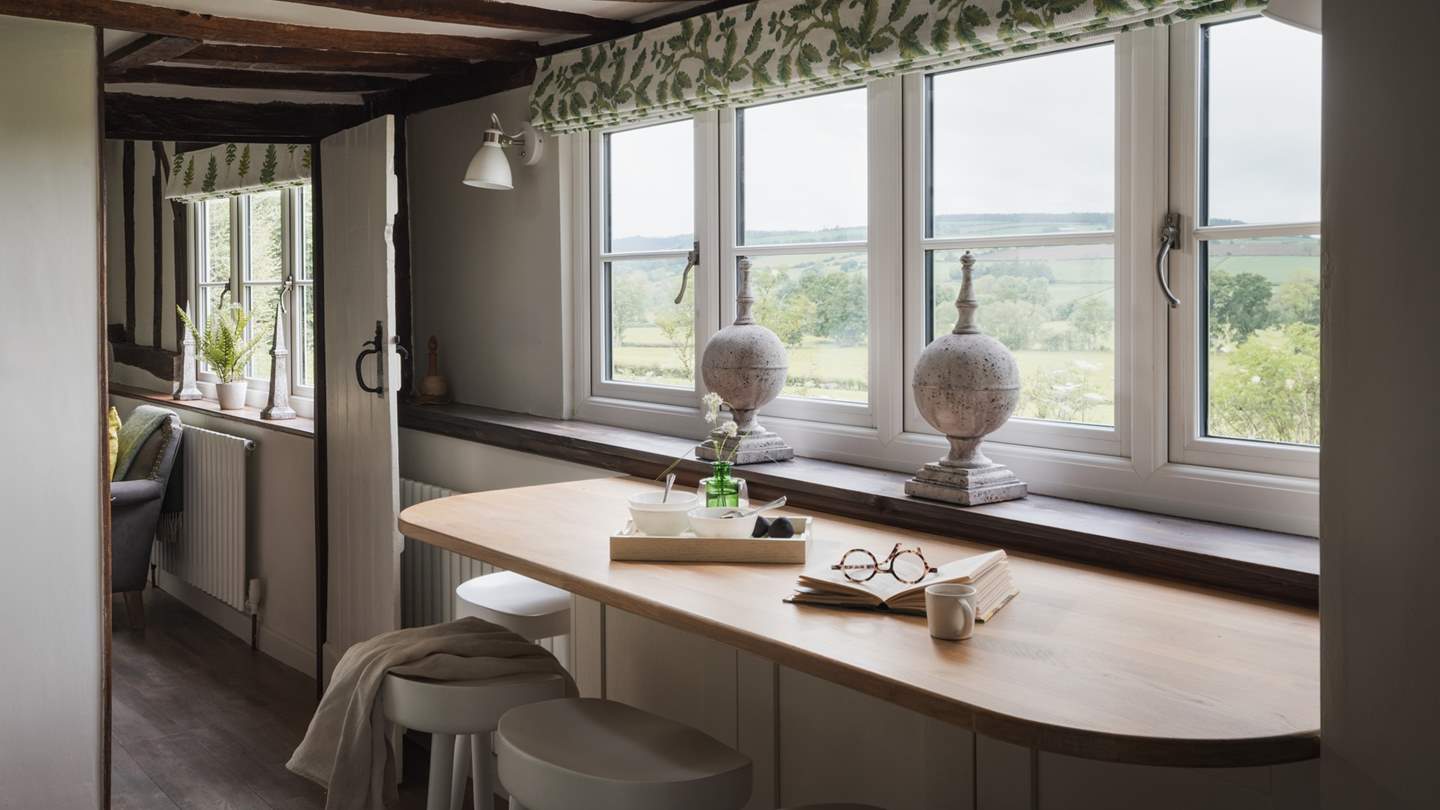 Relish fresh coffees and buttery pastries as you soak up views of the rolling countryside before you