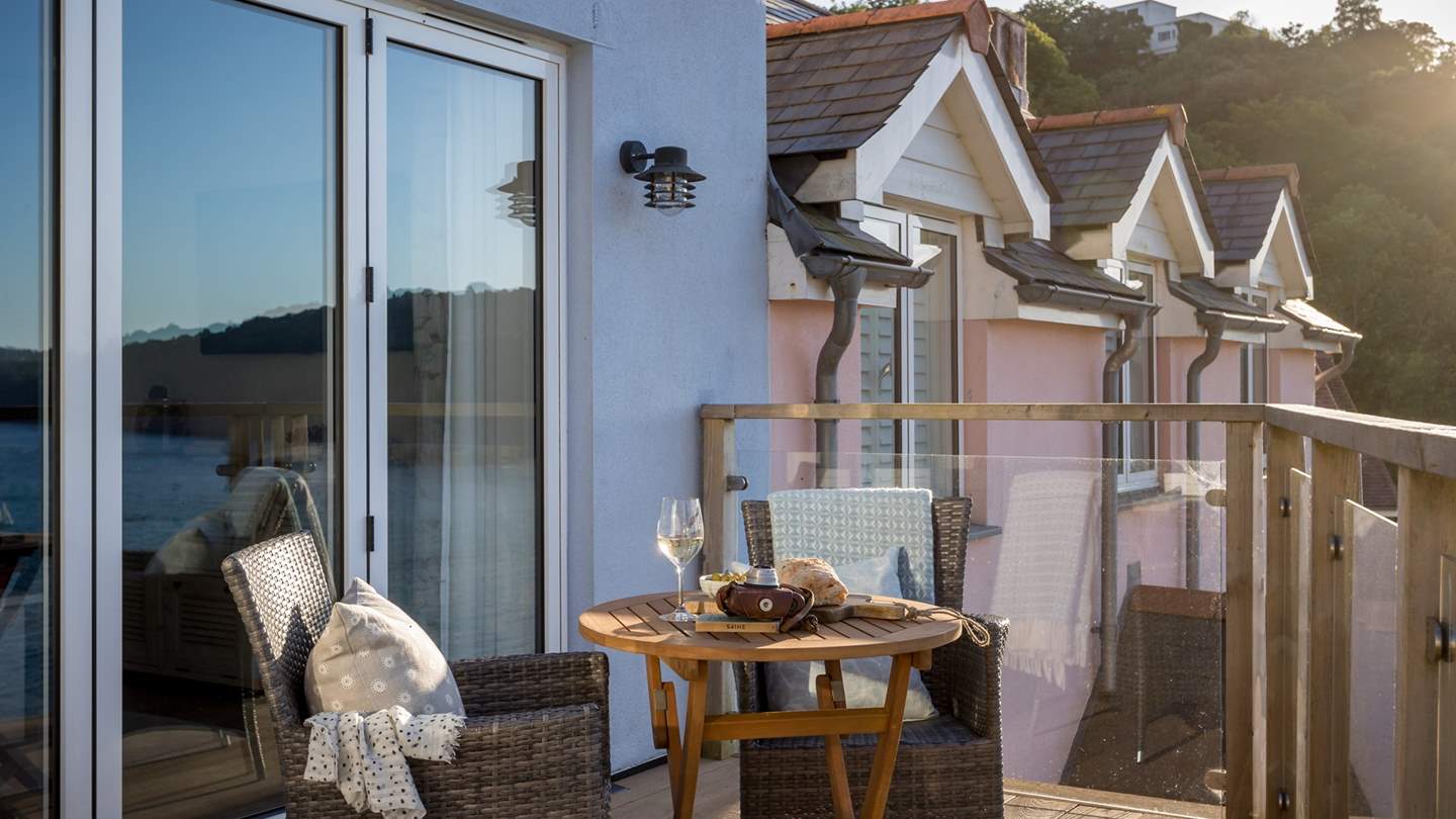 The terrace beckons for sun-kissed evenings with a glass in hand