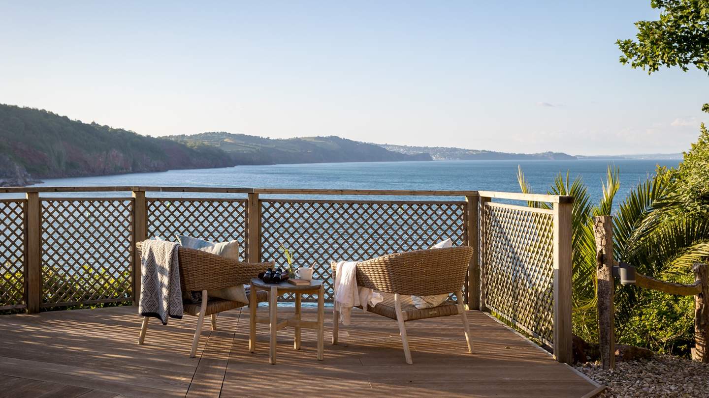 A bistro table for two calls for romantic moments