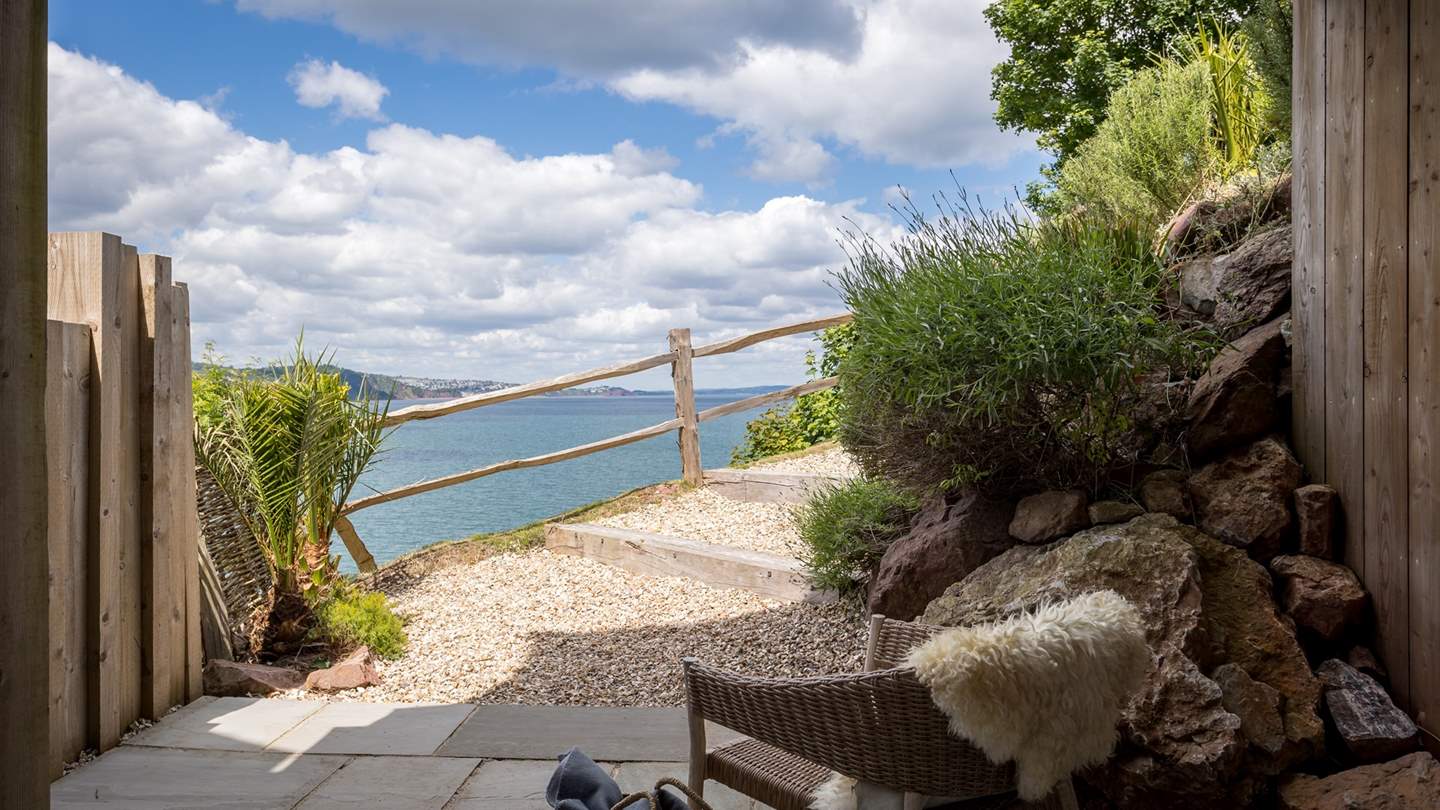 Discover dreamy sea views from your very own patio