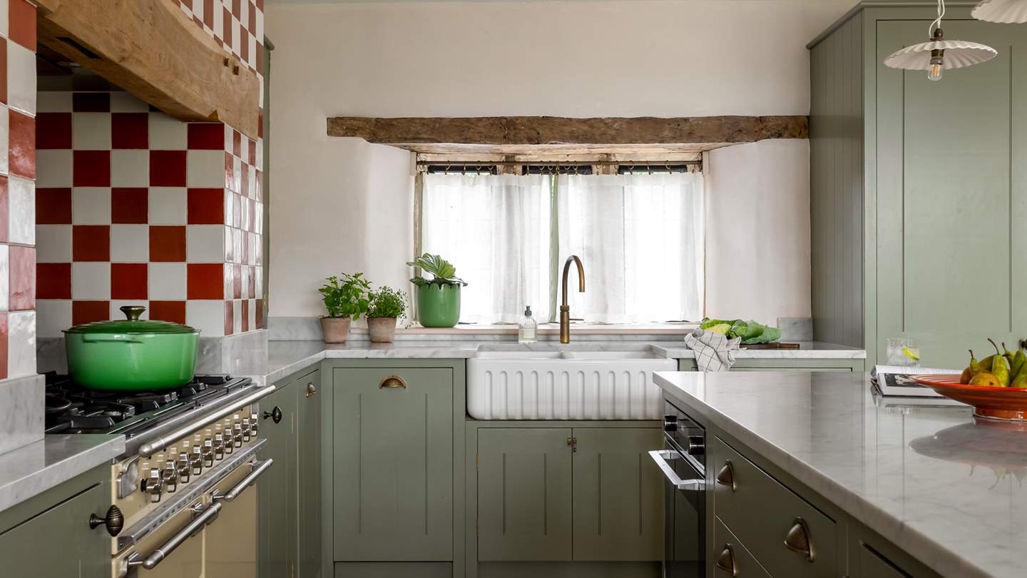 You’ll find all you could ever need for whipping up gourmet treasures, including a rangemaster 