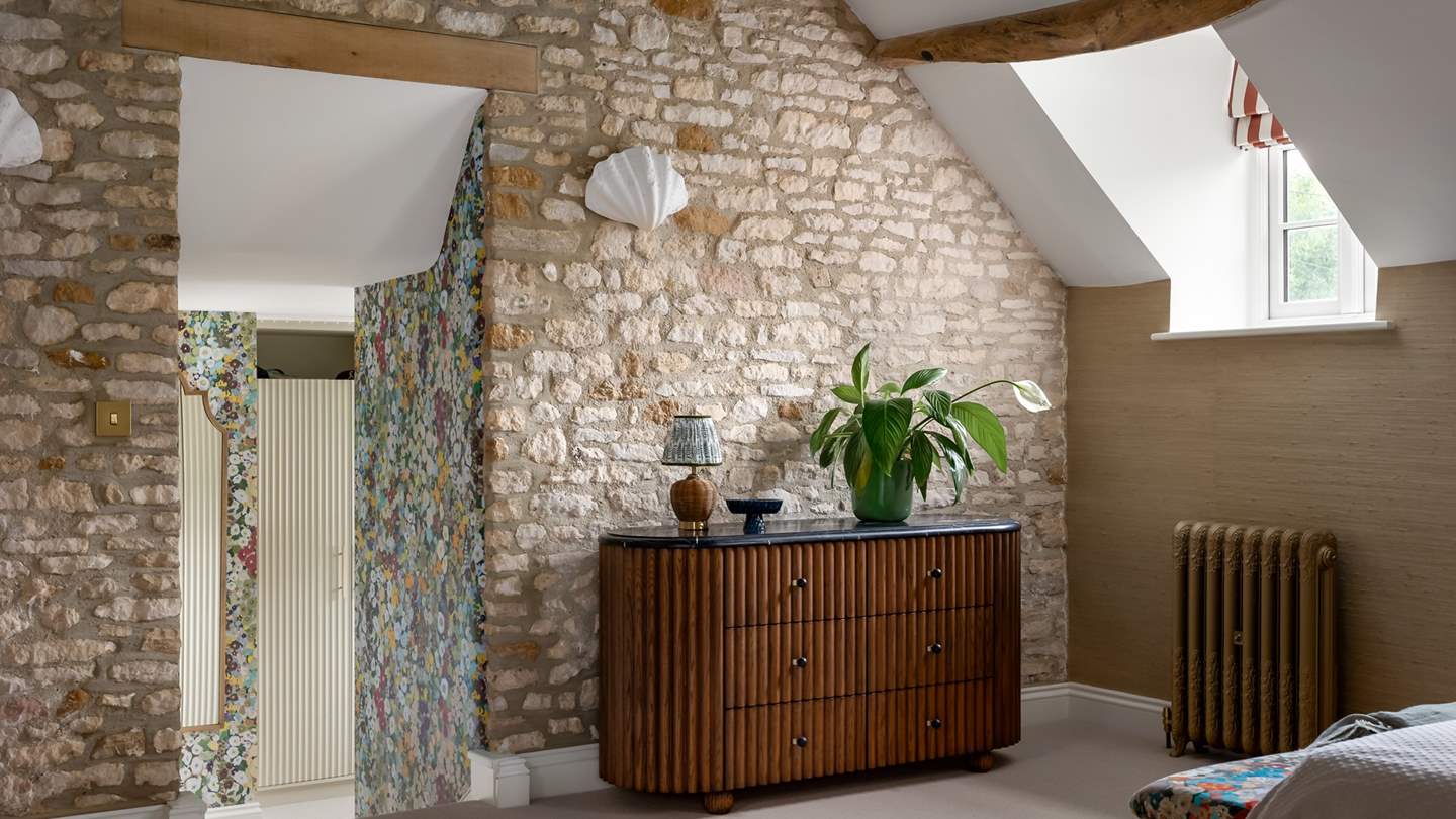 This heavenly bedroom space is an opulent space to dream