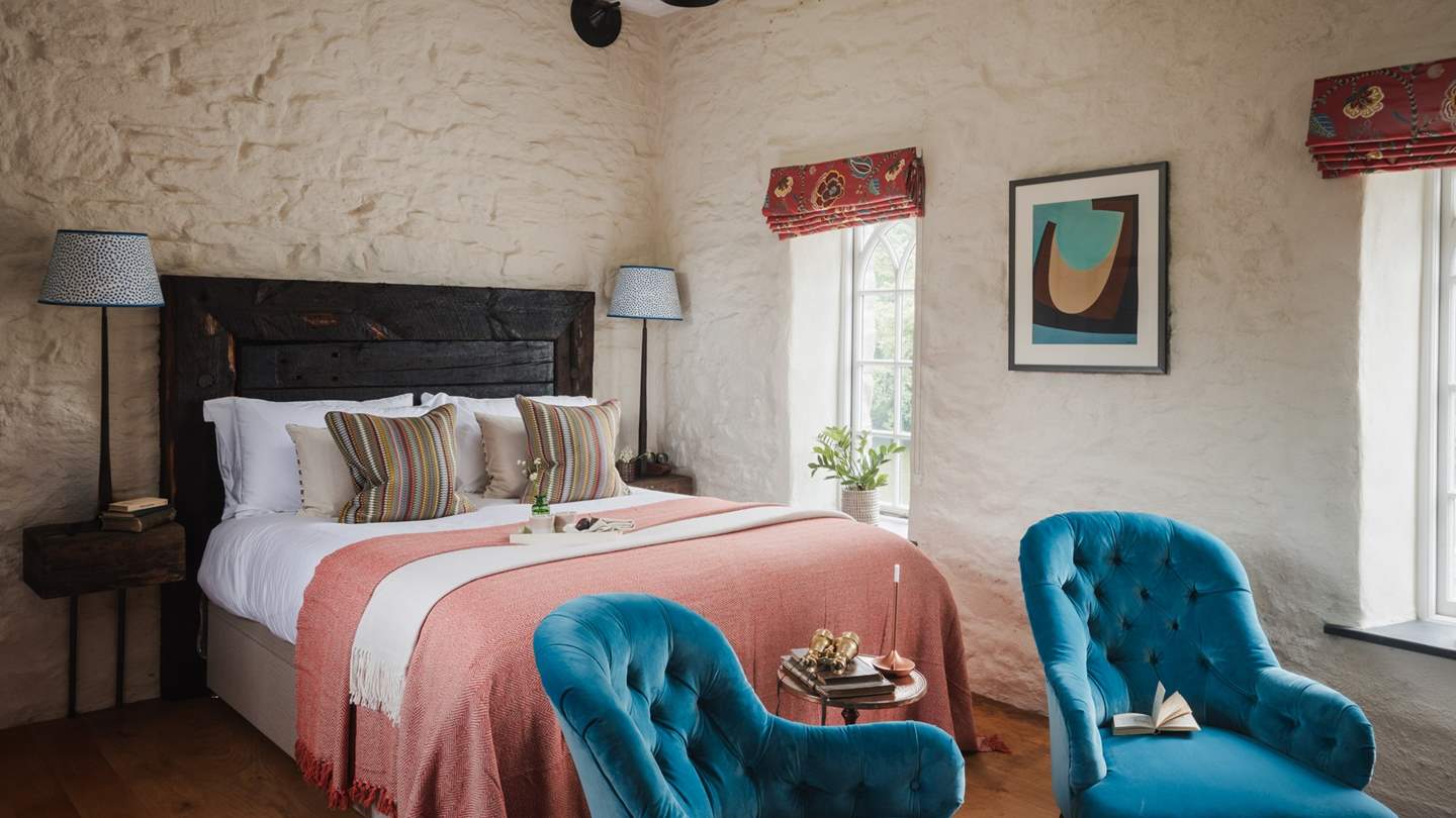 On the first floor, the master bedroom resides for nights of blissful slumber