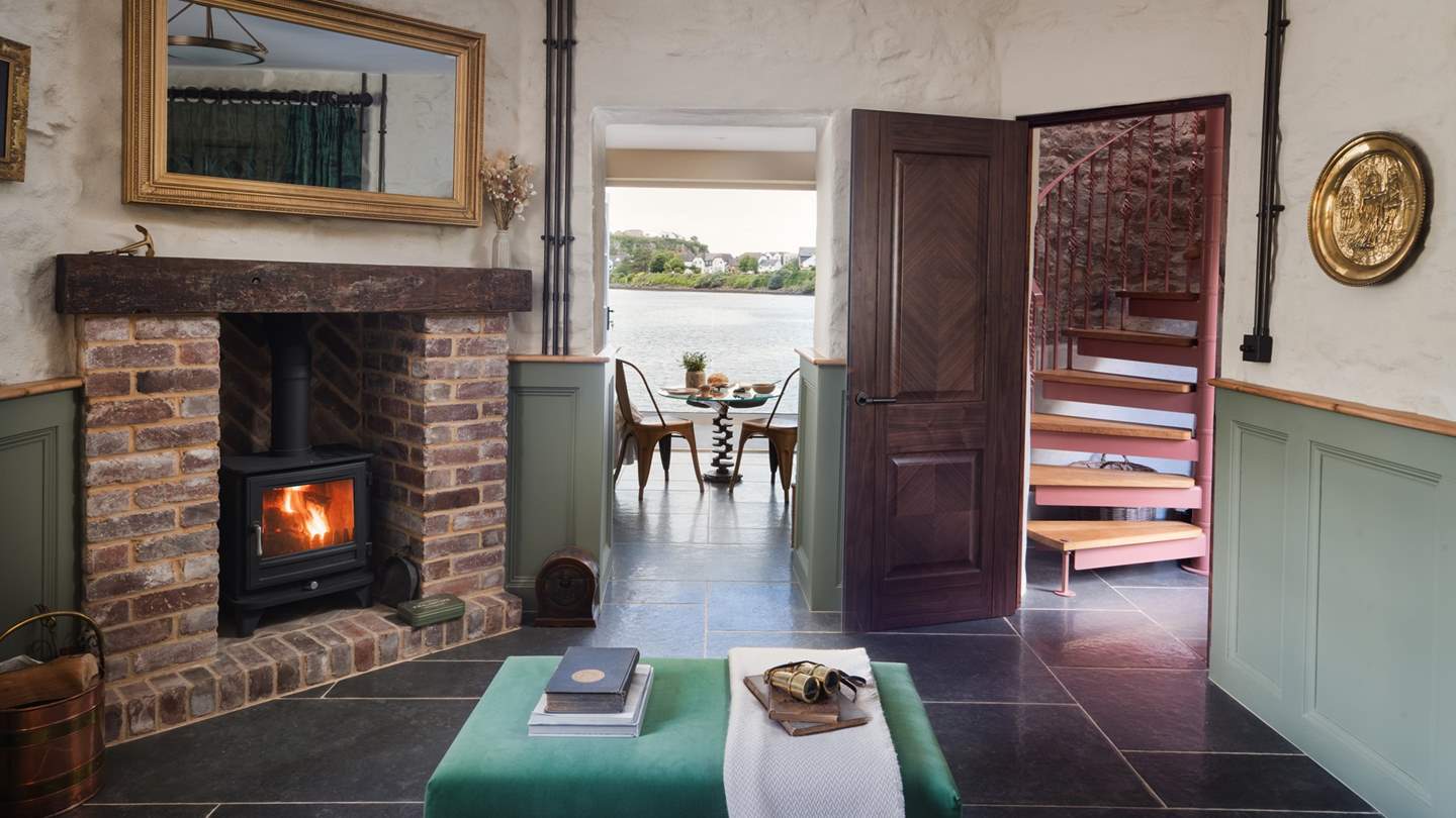 At every turn the main living space effortlessly blends period features with contemporary comforts