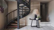 Follow the spiral staircase to Willowmoor's living area residing on the first floor