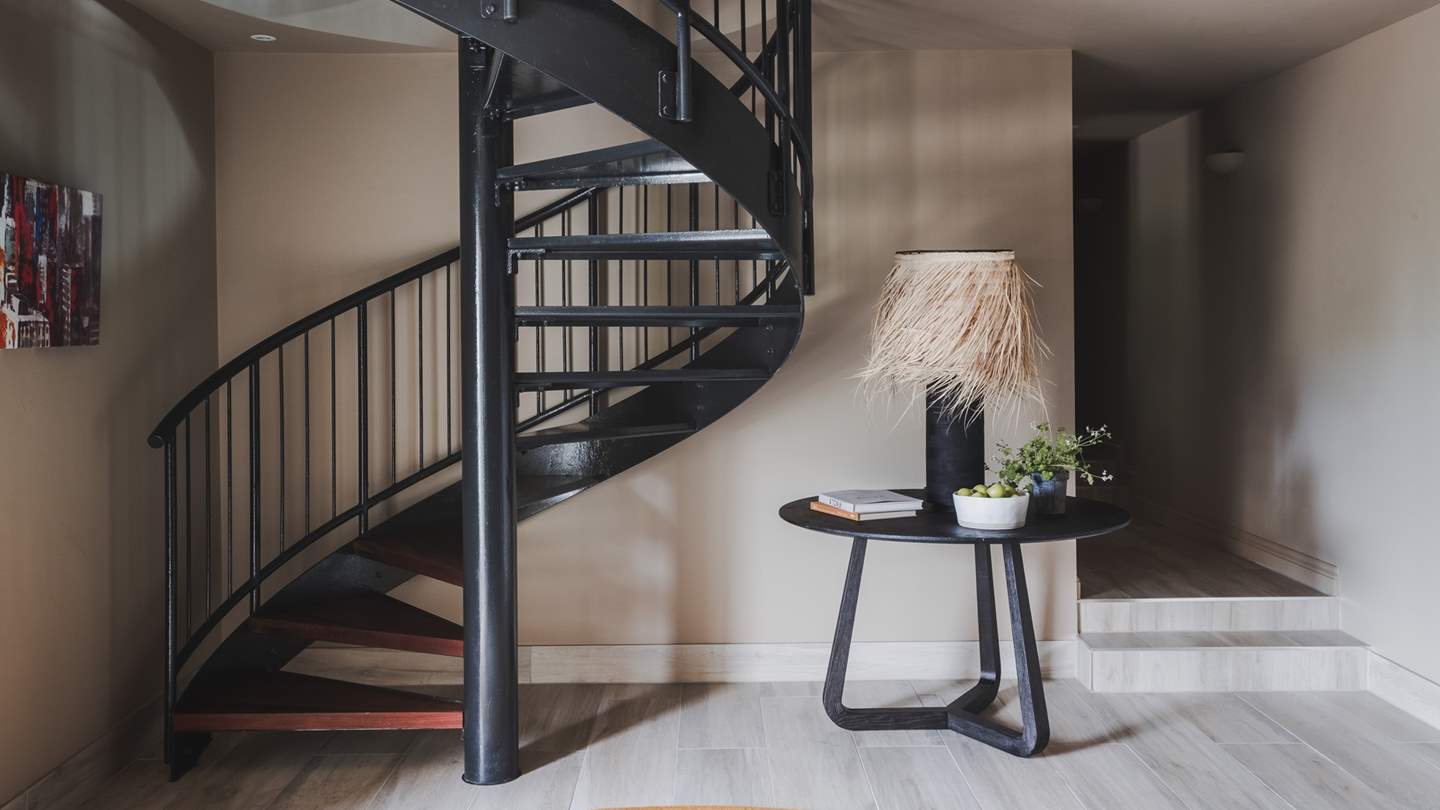 Follow the spiral staircase to Willowmoor's living area residing on the first floor