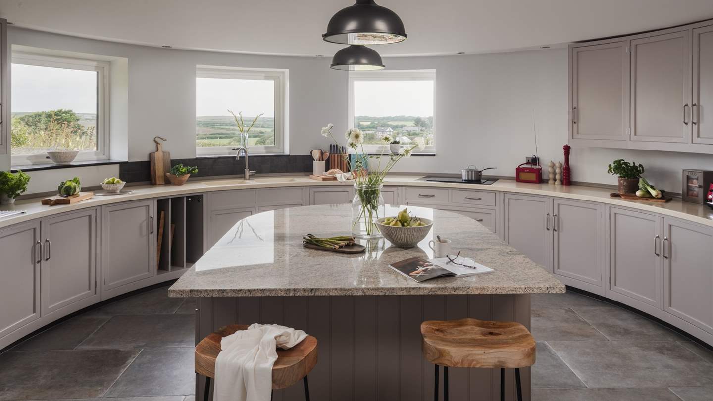 Perfect for leisurely brunches and evening feasts, the spacious and perfectly chef equipped kitchen has everything you need for preparing culinary creations