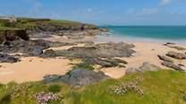 Halcyon calls to wanderlust dreamers with coastal and countryside swathes, explore pretty Harlyn bay