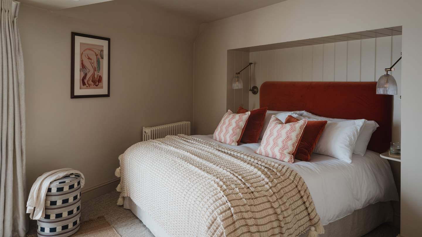 The first bedroom is the beautiful master suite, located on the ground floor