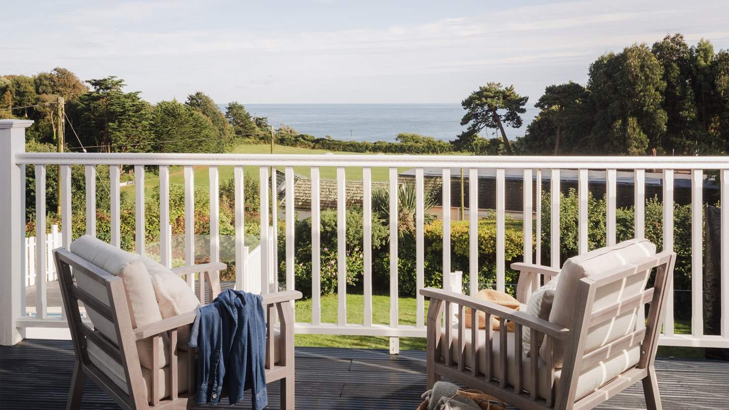 A peaceful spot to enjoy morning coffee with the gentle melody of the ocean for company