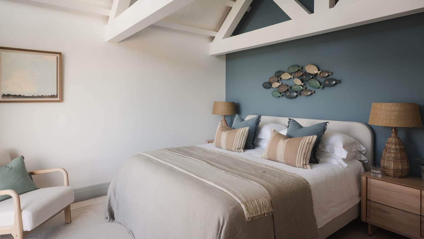 Uncover a super-king bed is dressed in the finest linens for a blissful nights slumber