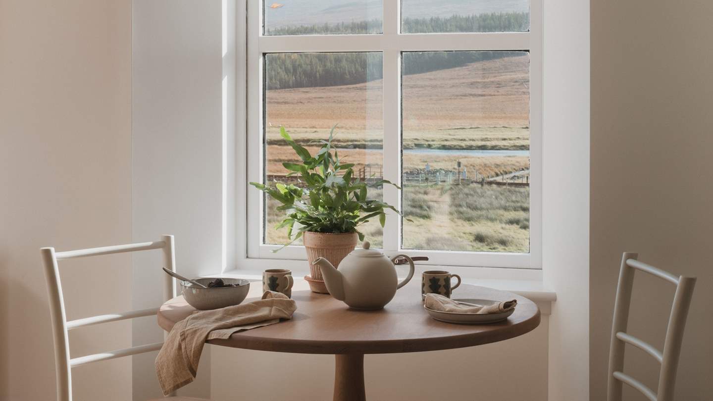 Sip your morning brew beside a mesmerising untamed backdrop