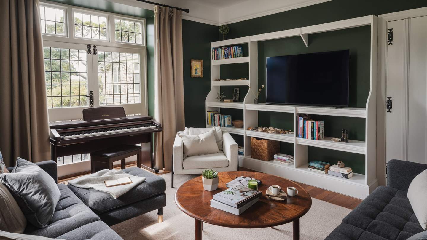 A separate snug promises heavenly moments of quietude by day and an atmospheric social space for evening soirees